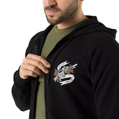 Sweat-shirt COME AND TAKE IT avec fermeture éclair et capuche NOIR Helikon-Tex® BL-CTT-CB-01 3