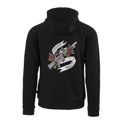 Sweat-shirt COME AND TAKE IT avec fermeture éclair et capuche NOIR Helikon-Tex® BL-CTT-CB-01 10