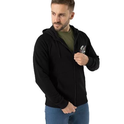 Sweat-shirt COME AND TAKE IT avec fermeture éclair et capuche NOIR Helikon-Tex® BL-CTT-CB-01 7