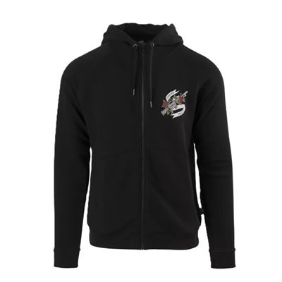 Sweat-shirt COME AND TAKE IT avec fermeture éclair et capuche NOIR Helikon-Tex® BL-CTT-CB-01 2