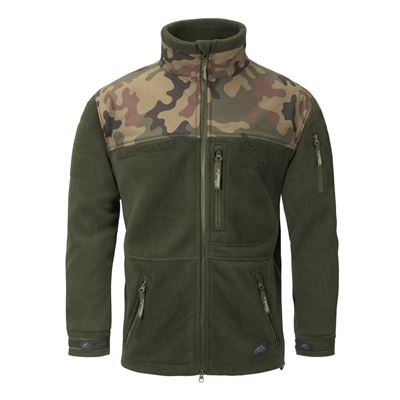 Veste INFANTRY polaire VERTE/WOODLAND POLONAISE Helikon-Tex® BL-INF-HF-18 2