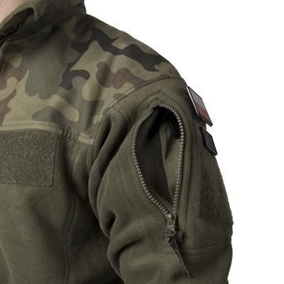Veste INFANTRY polaire VERTE/WOODLAND POLONAISE Helikon-Tex® BL-INF-HF-18 5