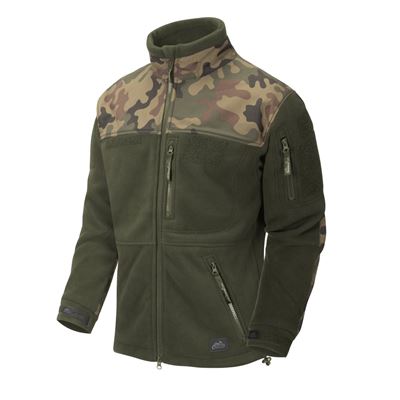 Veste INFANTRY polaire VERTE/WOODLAND POLONAISE