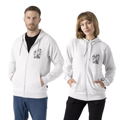 Sweat-shirt OLD SCHOOL avec fermeture éclair et capuche GRIS CLAIR MELANGÉ Helikon-Tex® BL-ODS-CB-2G 2