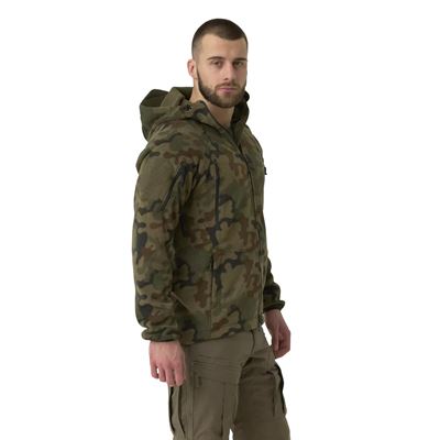 Veste PATRIOT MK2 Hybrid fleece WOODLAND POLSKÝ Helikon-Tex® BL-PJ2-FH-04 2
