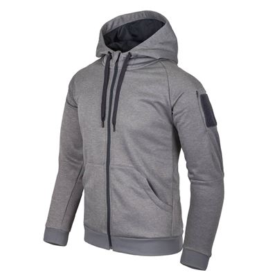 Sweat-shirt URBAN TACTICAL HOODIE GRIS MELANGÉ