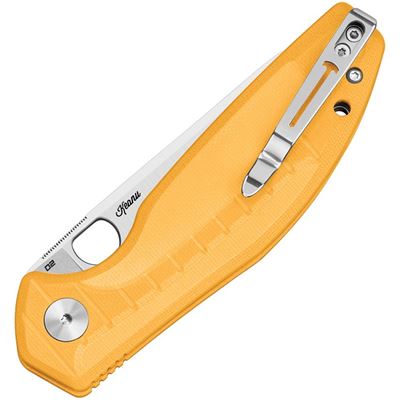 Couteau pliant ANGRY OWL B-Lock JAUNE BESTECH KNIVES BTKMK12A1 3