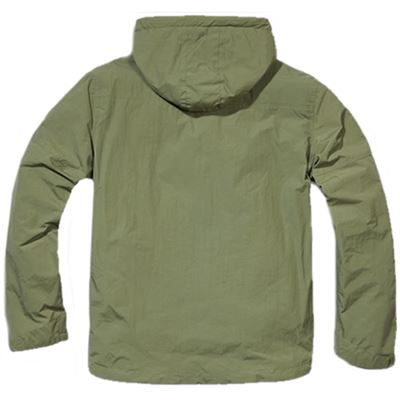 Veste coupe-vent à capuche WINDBREAKER VERTE BRANDIT 3001-01B 2