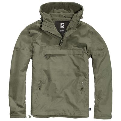 Veste coupe-vent à capuche WINDBREAKER VERTE