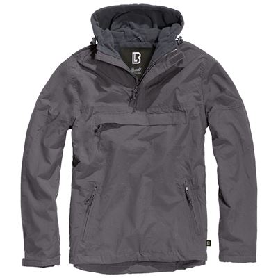 Veste coupe-vent à capuche WINDBREAKER ANTHRACITE