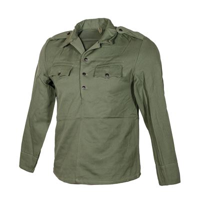 Blouse BULGARE 3 boutons VERTE