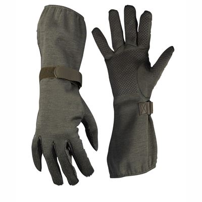 Gants de pilotage BW NOMEX® longs avec grips VERTS