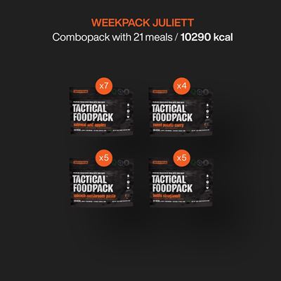 Nourriture déshydratée 21 portions WEEKPACK JULIETT TACTICAL FOODPACK C0018 5