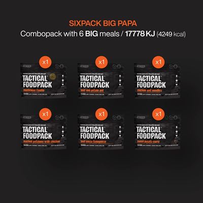 Nourriture déshydratée 6 portions SIXPACK BIG PAPA  C0023 2