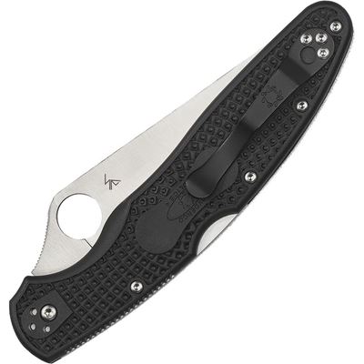 Couteau pliant POLICE™ 4 LIGHTWEIGHT lame lisse Spyderco C07BK4 2