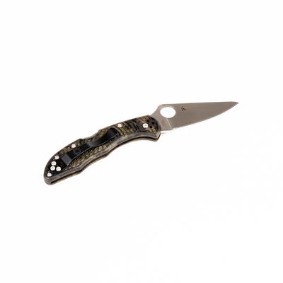 Couteau pliant DELICA® 4 ZOME VERT Spyderco C11ZFPGR 2