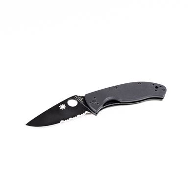 Couteau pliant SPYDERCO TENACIOUS® combi NOIR