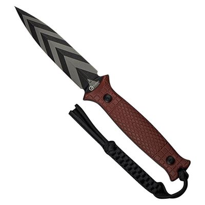 Dague PERFRICO BURGUNDY avec étui en Kydex