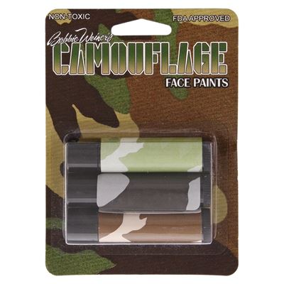 Couleurs de camouflage WOODLAND (noir, marron, vert)