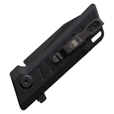 Couteau pliant SMALL RIPTIDE lame lisse NOIR COBRATEC KNIVES CBTRTDSBLK 2
