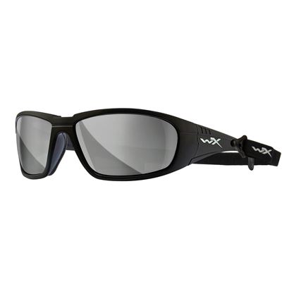 Lunettes de tir WX BOSS CAPTIVATE™ NOIR monture SILVER FLASH verres WILEY X CCBOS06-W 6