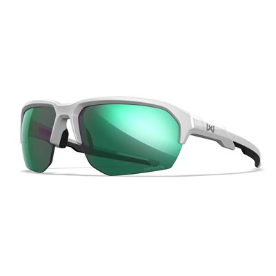 Lunettes de tir WX JAKL CAPTIVATE™ BLANC monture VERRES POLARISÉS VERTS