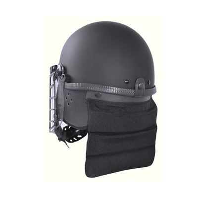 Casque RIOT VISOR avec visière et grille NOIR Commando CI-5116 4