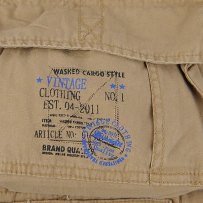 Short avec ceinture SAVAGE vintage BEIGE BRANDIT 2001-03F 5