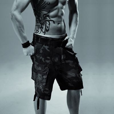 Short avec ceinture SAVAGE vintage NIGHT CAMO BRANDIT 2001-04O 6