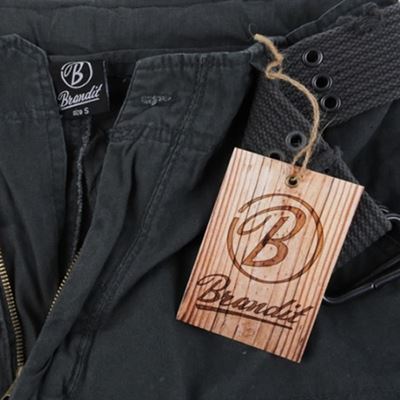 Short avec ceinture SAVAGE vintage ANTHRACITE BRANDIT 2001-05M 4