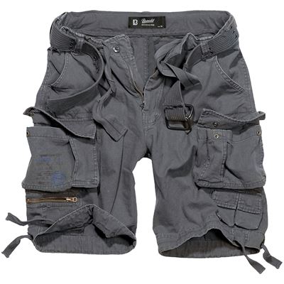 Short avec ceinture SAVAGE vintage ANTHRACITE