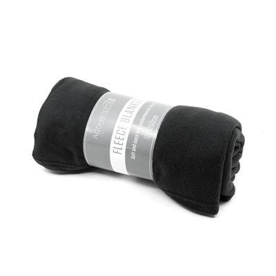 Couverture polaire 120 x 150 cm NOIRE