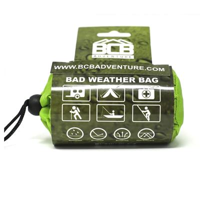 Film de secours BAD WEATHER VERT BCB CL182G 2