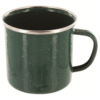 Tasse en métal émaillé 350 ml VERT