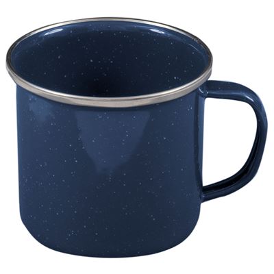 Tasse en métal émaillé 350 ml BLEU