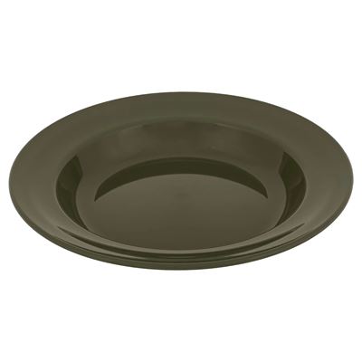 Assiette creuse en plastique 22 cm VERTE