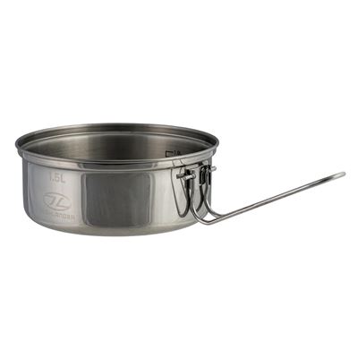 Casserole BILLY 1,5 litre en acier inoxydable HIGHLANDER CP299-SR 5