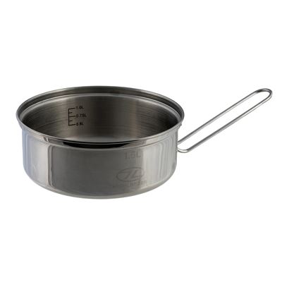 Casserole BILLY 1,5 litre en acier inoxydable HIGHLANDER CP299-SR 3