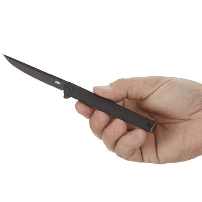 Couteau pliant CEO FLIPPER BLACKOUT NOIR CRKT CR7097K 11