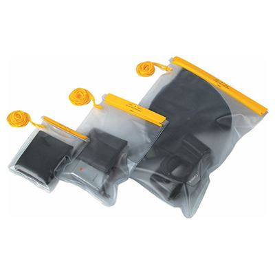 Étui étanche pour le cou, 3 pièces, JAUNE