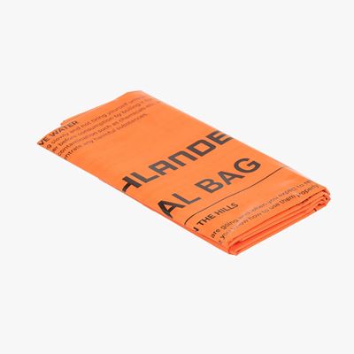 Sac de survie SURVIVAL 91 x 183 cm, instructions incluses ORANGE HIGHLANDER CS037-OE 2