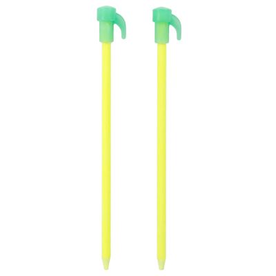 Piquets de tente FLUORESCENTS 20 cm, lot de 6 pièces