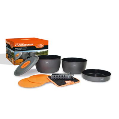 Set de vaisselle NONSTICK de voyage, 8 pièces
