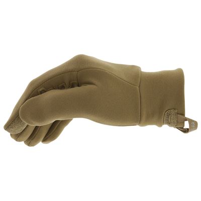 Gants COLDWORK™ hiver BASE LAYER softshell COYOTE MECHANIX WEAR® CWKBL-72 3