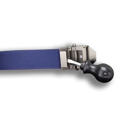 Ceinture boucle 3D motif SPARTAN BLEU  CZ-419 5