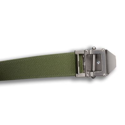 Ceinture boucle 3D motif POLICE VERT  CZ-758 4