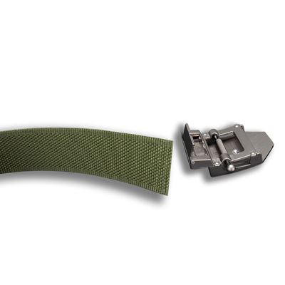 Ceinture boucle 3D motif POLICE VERT  CZ-758 2