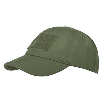 Casquette de baseball à fermeture velcro FOLDING® rip-stop VERTE