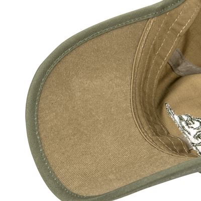 Casquette de baseball à fermeture velcro rip-stop COYOTE/VERT Helikon-Tex® CZ-LGC-PR-1102A 2
