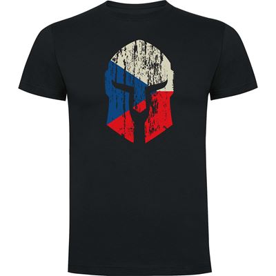 T-shirt CZECH SPARTAN à manches courtes NOIR
